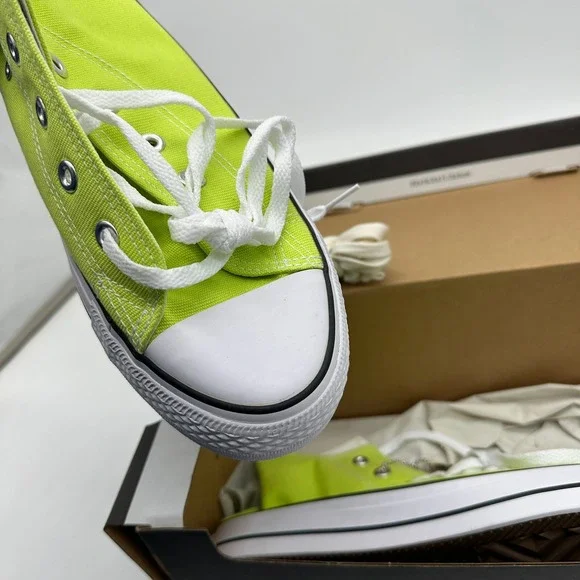 Converse Chuck Taylor Shoes Unisex Mens 9.5 Womens 11 Green Sneaker‎ A03422F NEW - Picture 5 of 10